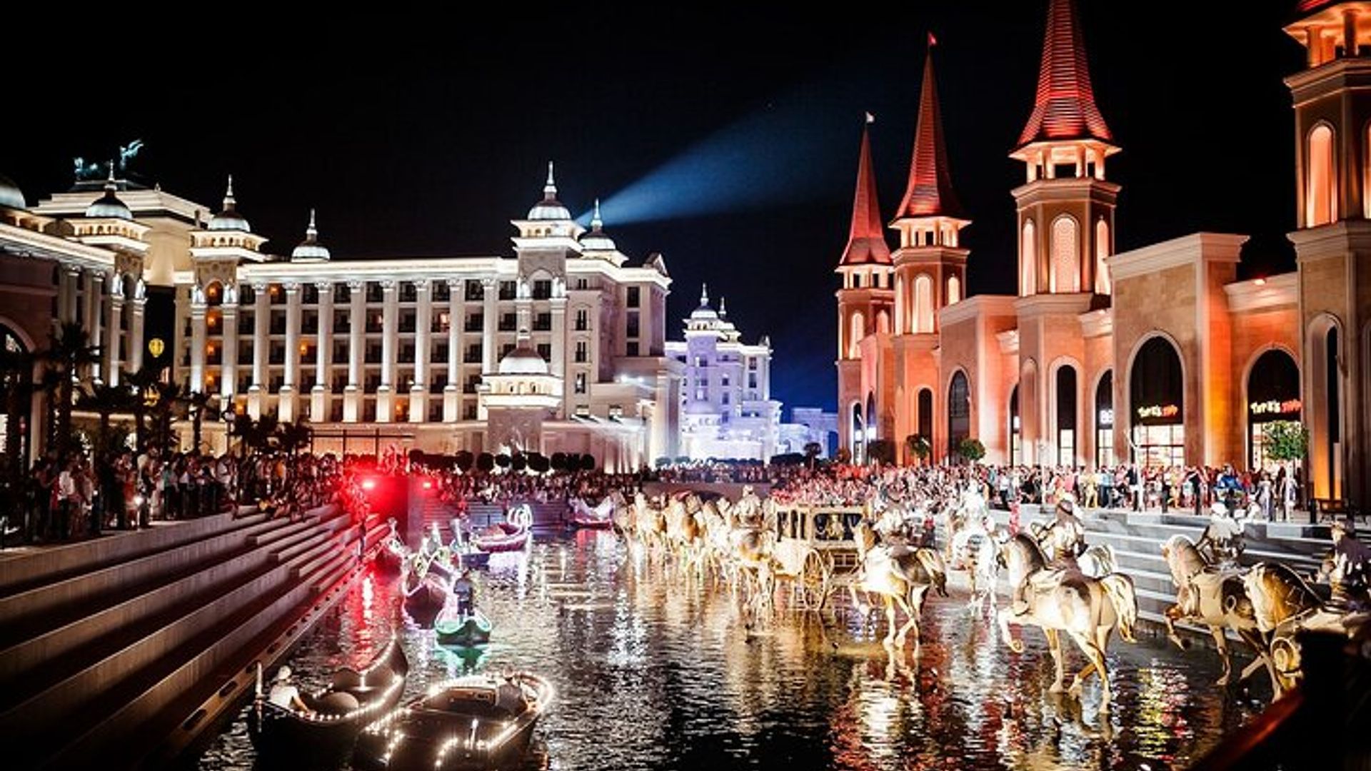 The Land of Legends Night Show with Roundtrip Transfer from Side