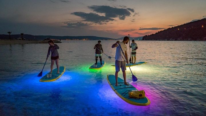 Split: Glowing Night Stand-Up Paddleboard Experience