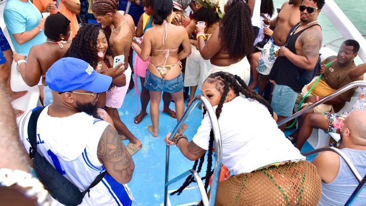 Punta cana Hip Hop Party Boat Live DJ unlimited drinks &sand-bar