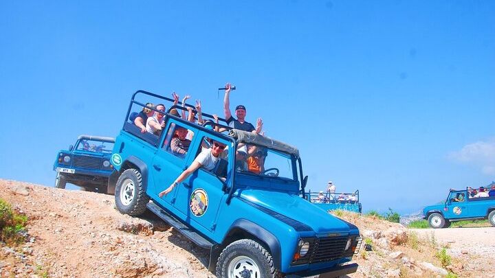 Jeep Safari with Off-Road, Lunch, Boat Tour & Transfer from Side