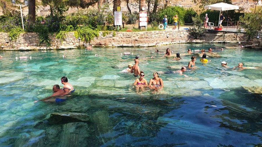 Pamukkale Travertines and Hierapolis Full-Day Tour from Izmir