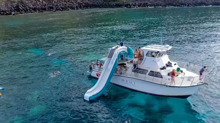 Wailuku Coral Gardens Snorkel Tour with Water Slide