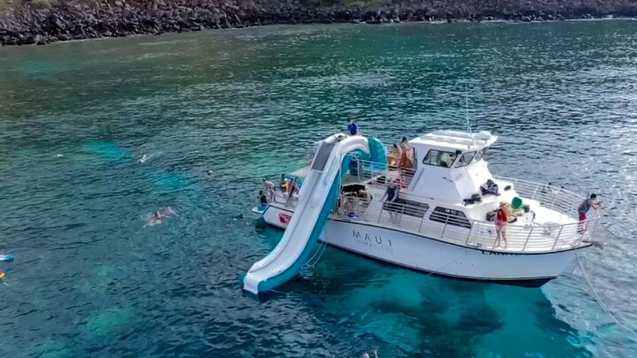 Wailuku Coral Gardens Snorkel Tour with Water Slide