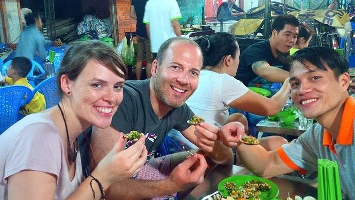 Ho Chi Minh City Street Food Tour by Motorbike at Night