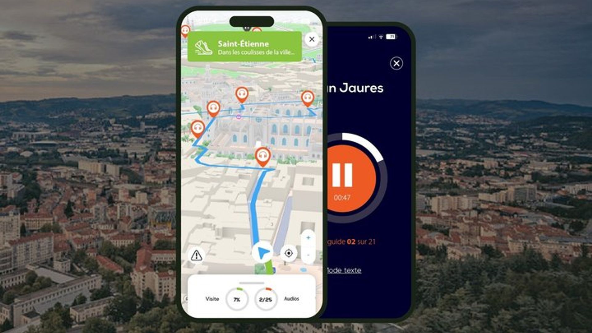 Saint-Étienne 1.5 hour audio guided walking tour and 19 reviews