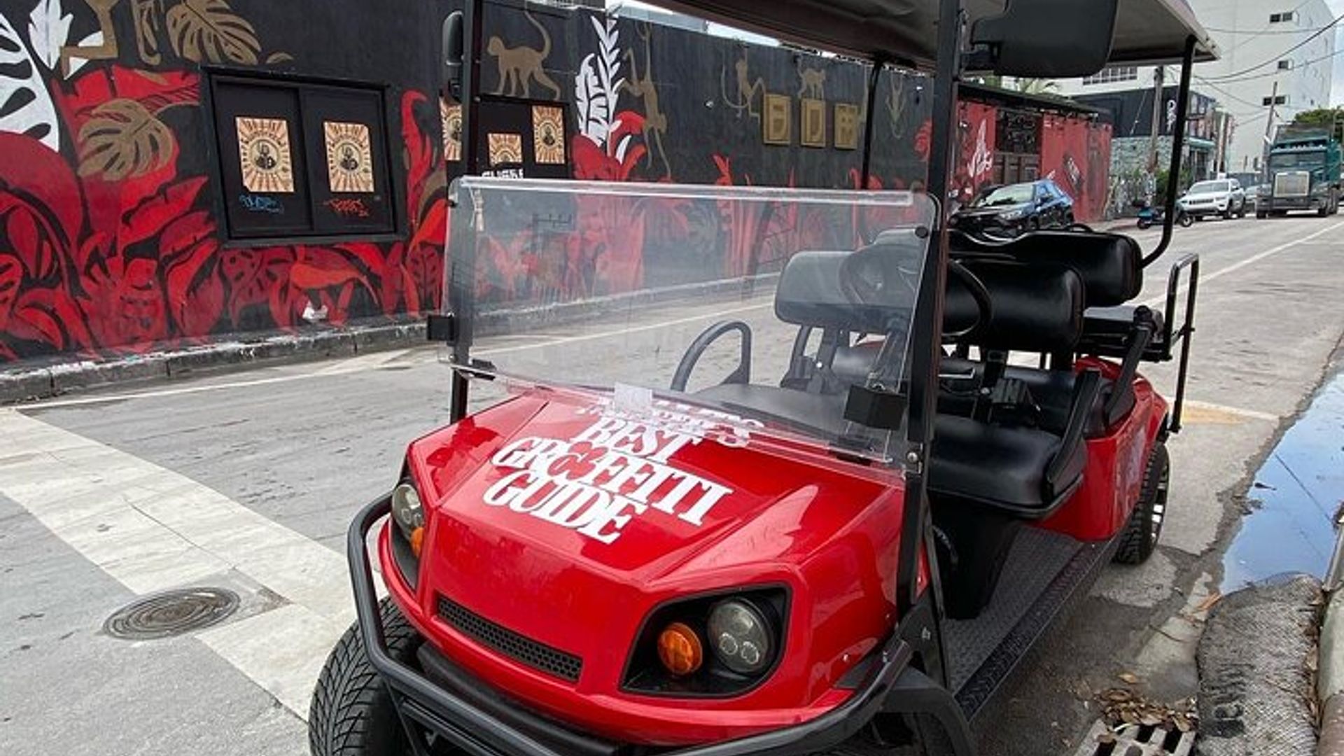 Miami Private Street Art and Graffiti Tour by Golf Cart image 1