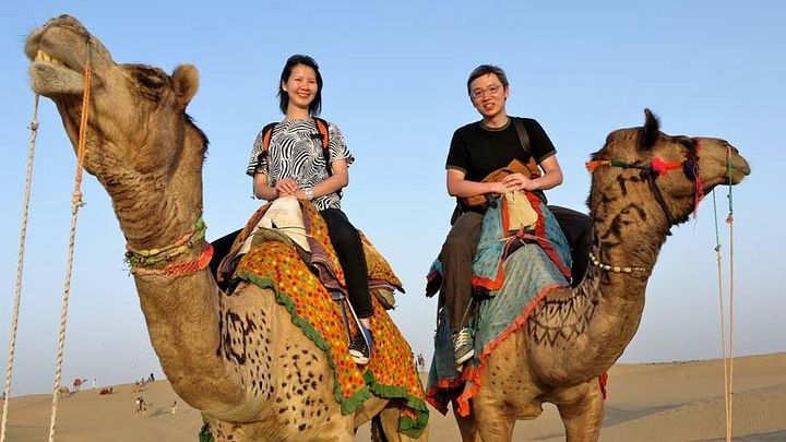 Private Overnight Camel Safari with Dinner, Thar Desert