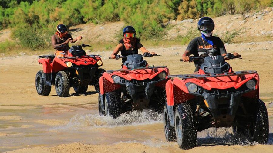 Cabo Migrino Beach and Desert ATV Tour with Tequila Tasting
