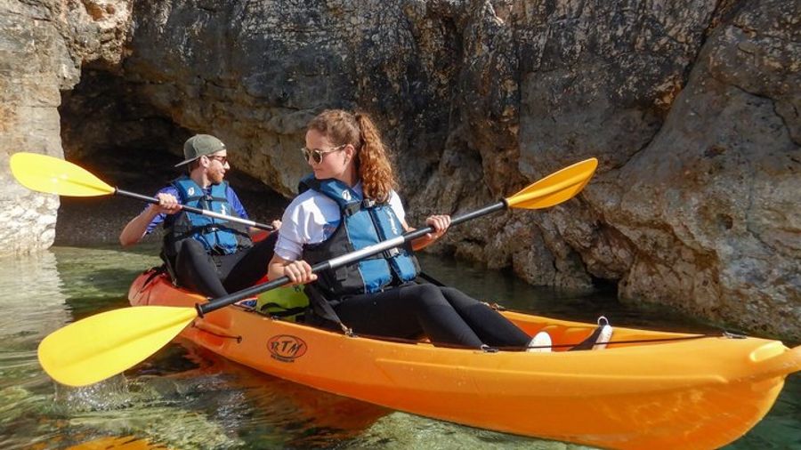 Pula Cliffs & Cave Kayaking and Snorkeling Adventure Tour