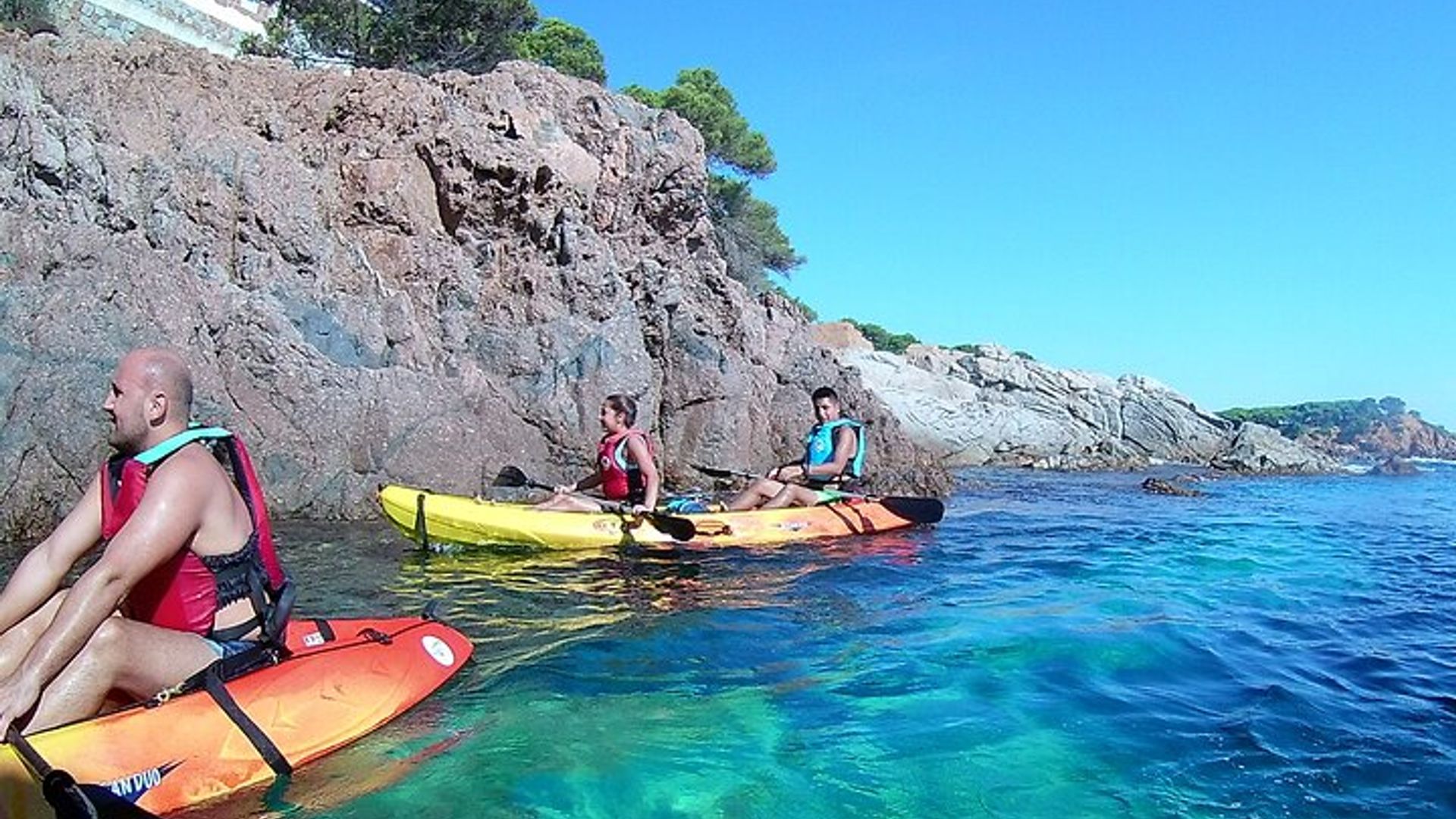 Kajak- und Schnorchelabenteuer von Playa de Aro