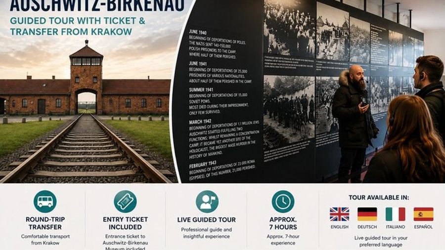 Auschwitz-Birkenau Guided Day Trip From Krakow