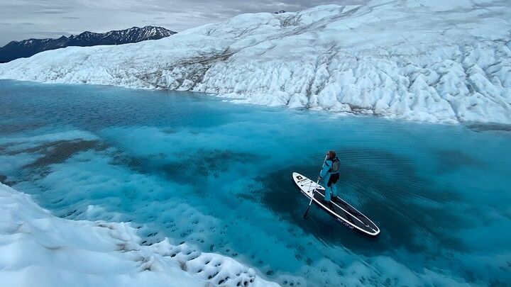 Palmer Private Helicopter and Glacier Paddleboarding