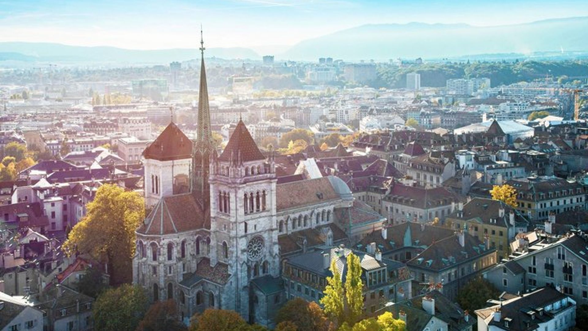 Visite touristique de Genève en bus ouvert et mini train