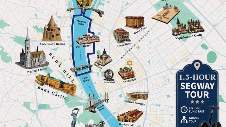 Budapest City Segway and Sightseeing Tour