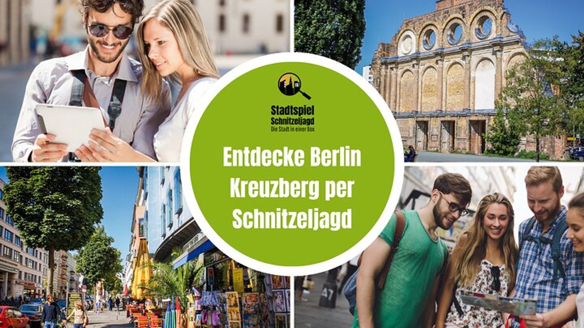 City game scavenger hunt Berlin Kreuzberg - independent city tour