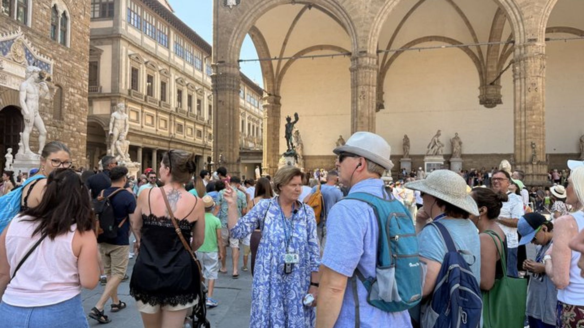 Tour en grupo pequeño por Florencia con visitas a los Uffizi y la Academia