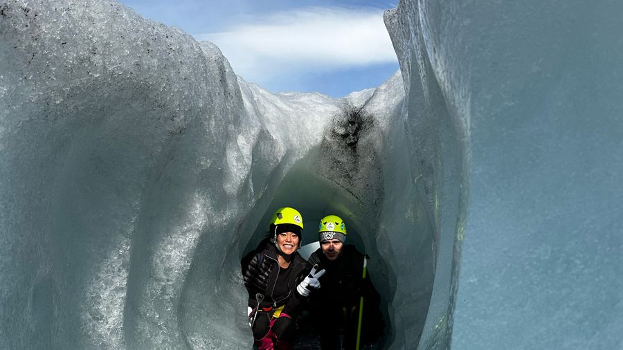 Glacier Hike, South Coast Waterfall & Black Sand Beach