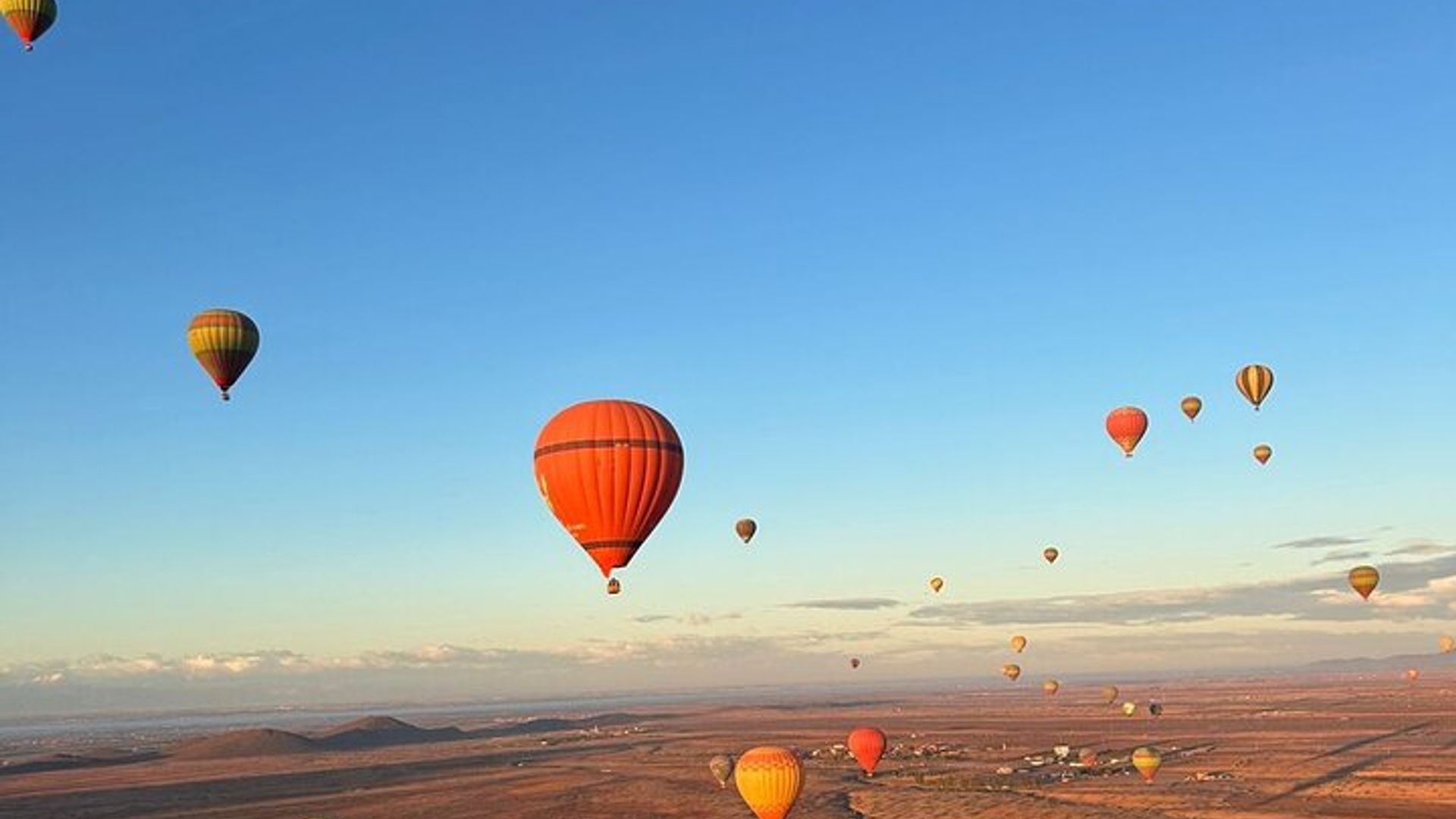 Vol en montgolfière au-dessus de Marrakech avec petit-déjeuner