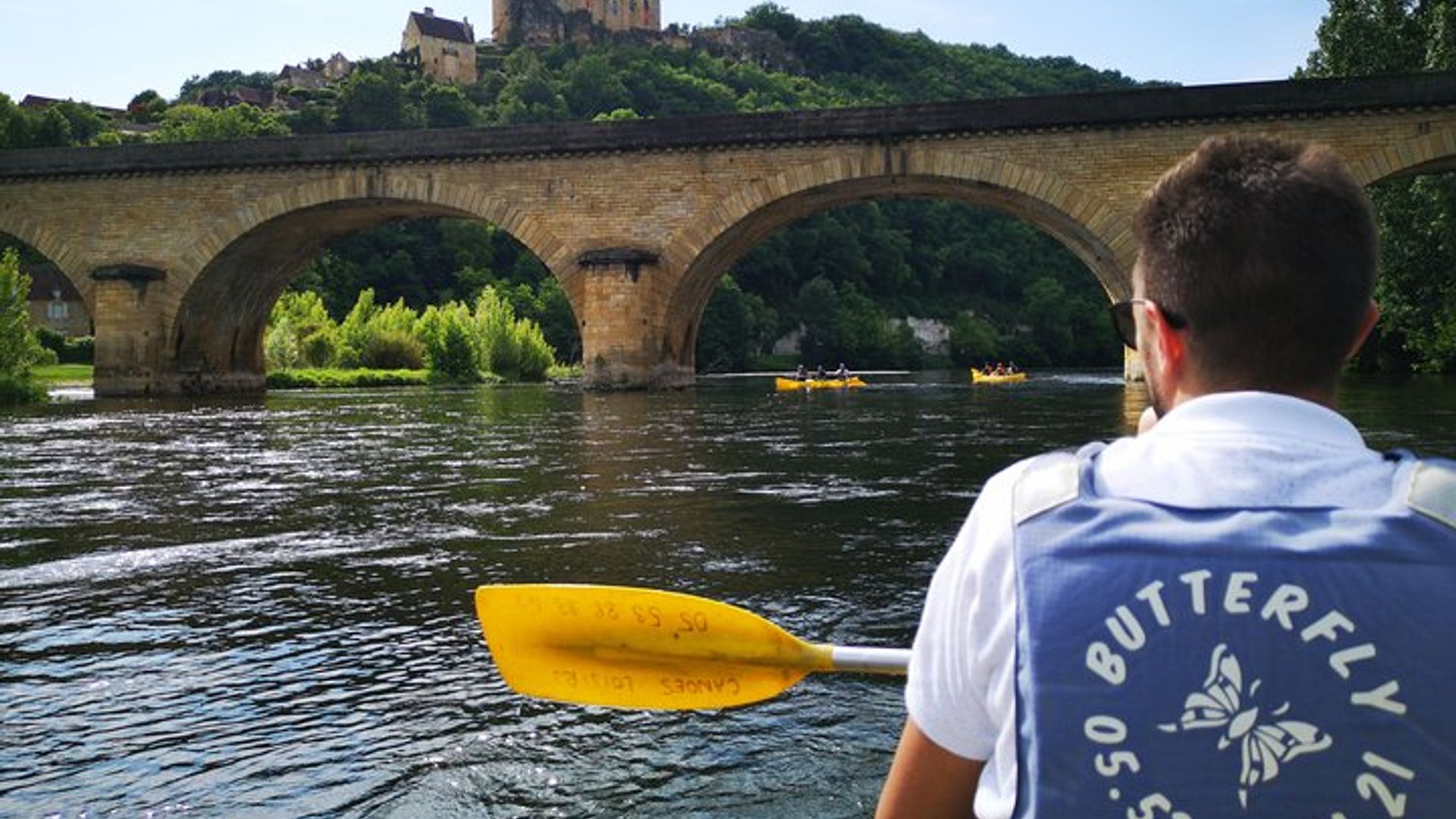Rivière Dordogne et Châteaux Excursion d'une demi-journée en kayak