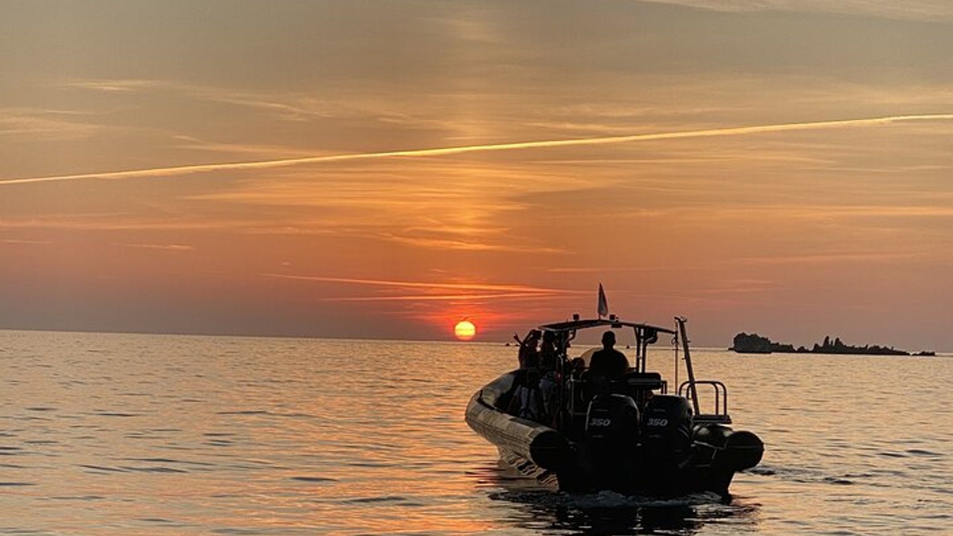 Sanguinaires-Inseln Bootsfahrt bei Sonnenuntergang