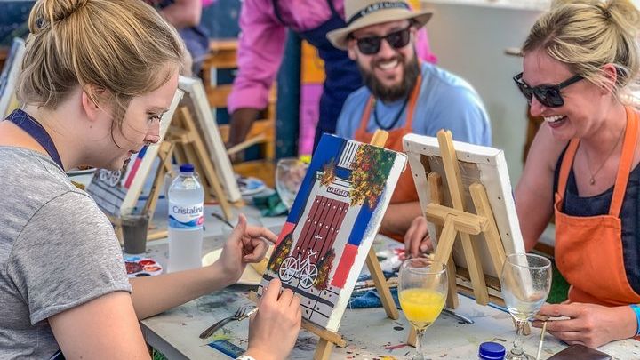 Private Rooftop Brunch and Painting in Cartagena