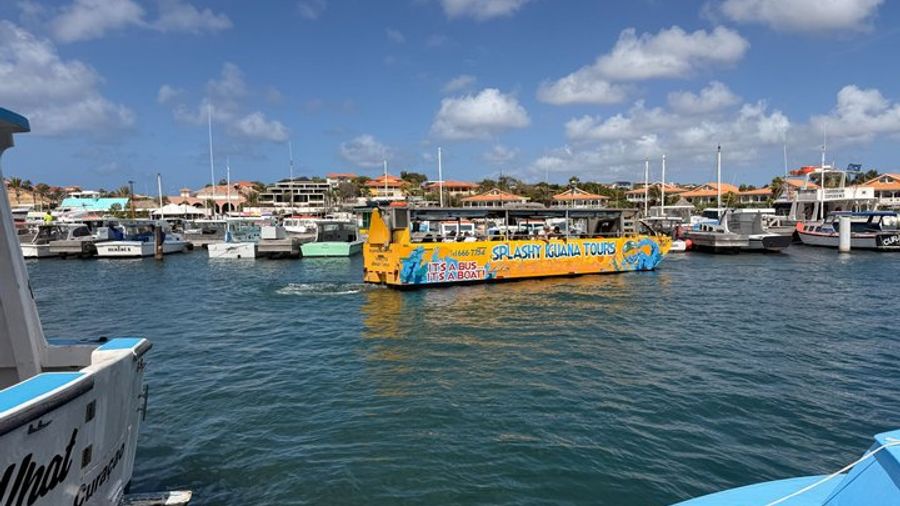Bus That Drives Into the Ocean Unique Curaçao Amphibious Tour