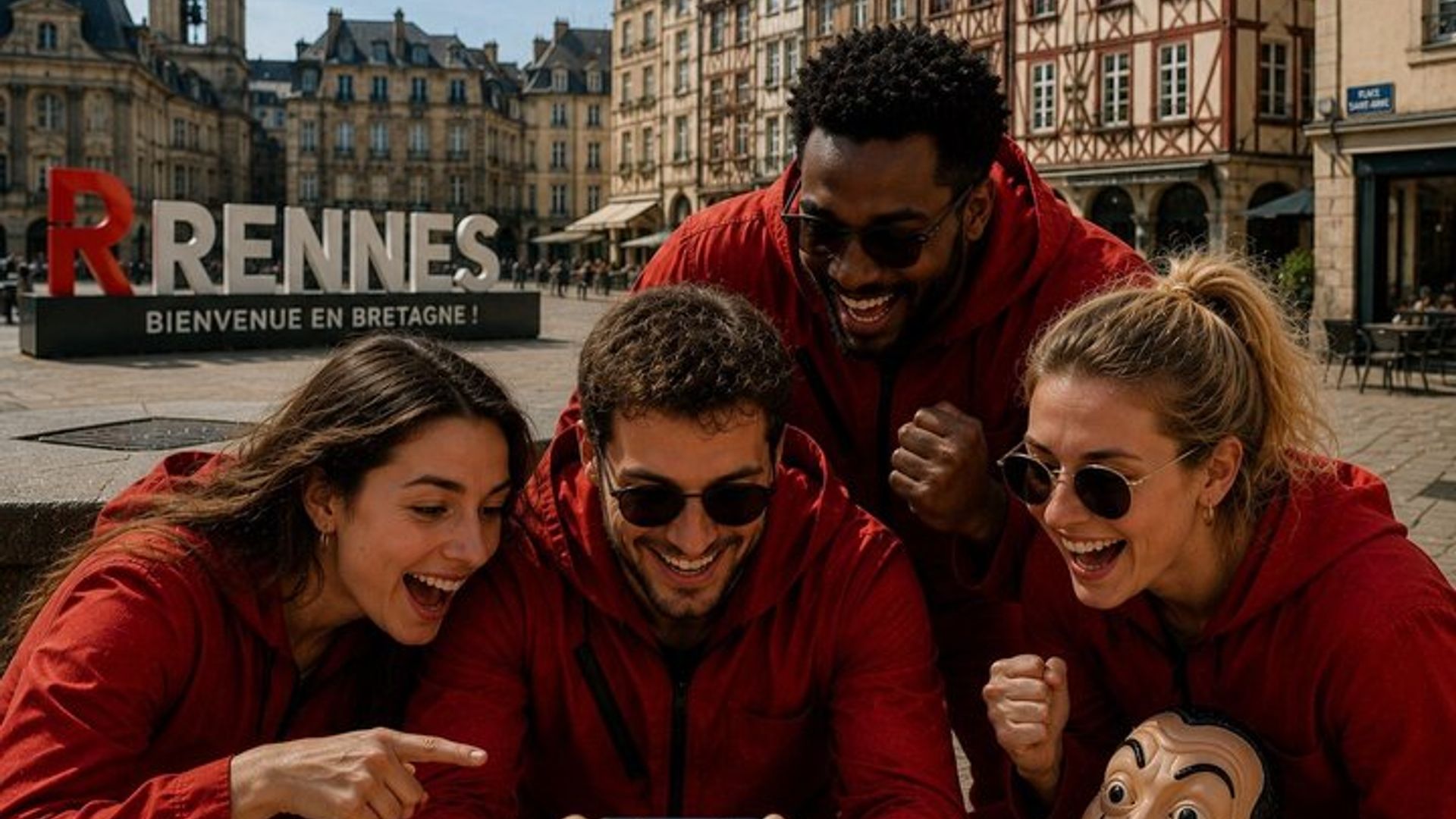 Escape Game Outdoor Theme Team Heist in Rennes