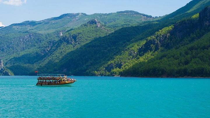 Green Canyon Bus and Boat Full-Day Tour from Side with Lunch