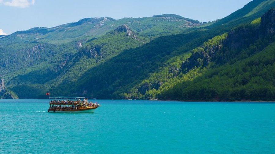 Green Canyon Bus and Boat Full-Day Tour from Side with Lunch