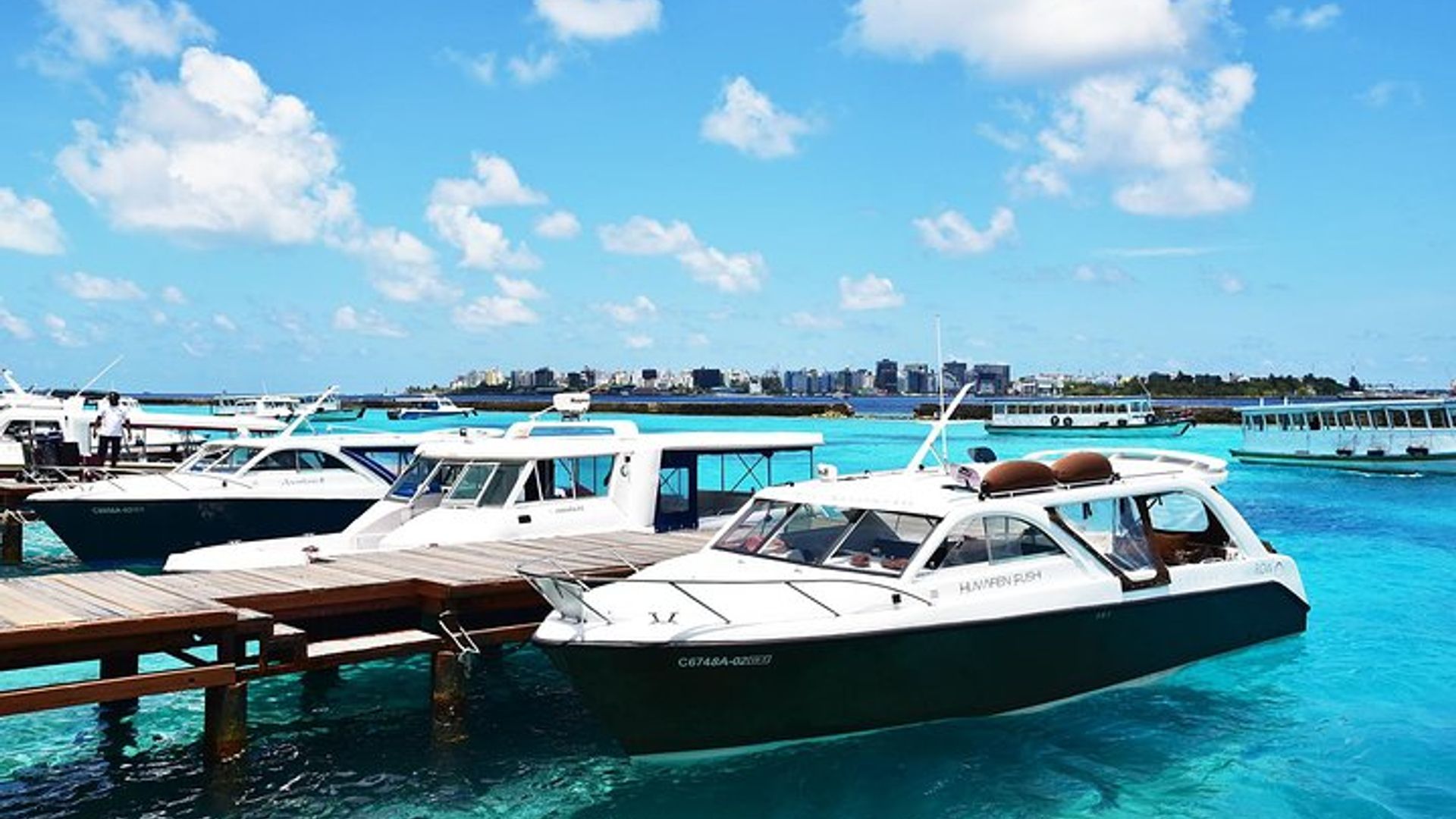 Shared Speedboat Transfer from Male Airport to Maafushi Island
