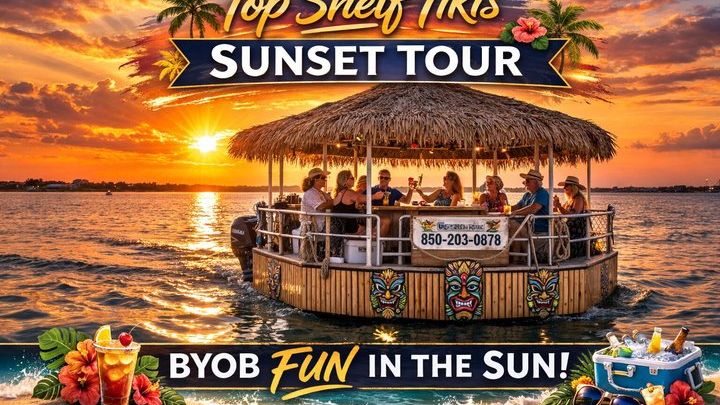 Top Shelf Tikis- Sunset Cruise 1.5hr