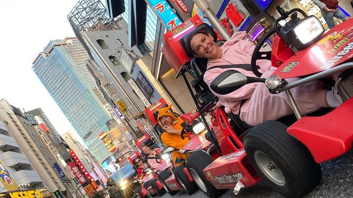 Tokyo: Shibuya Crossing Costumed Small-Group Go-Karting Tour