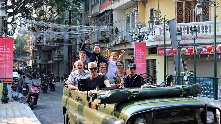 Hanoi Half-Day Sightseeing Tour by Army Jeep