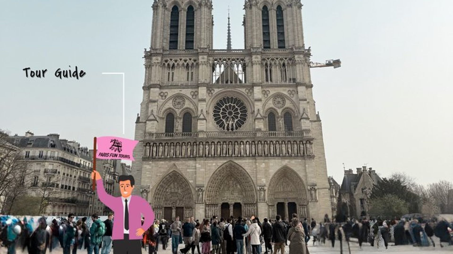 Notre Dame Exterior Tour with Timed Entry to Sainte-Chapelle