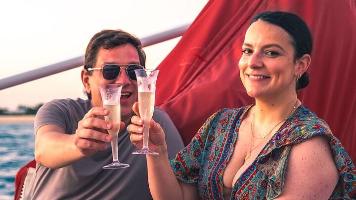 St. Maarten Sunset Bubbly Catamaran Cruise