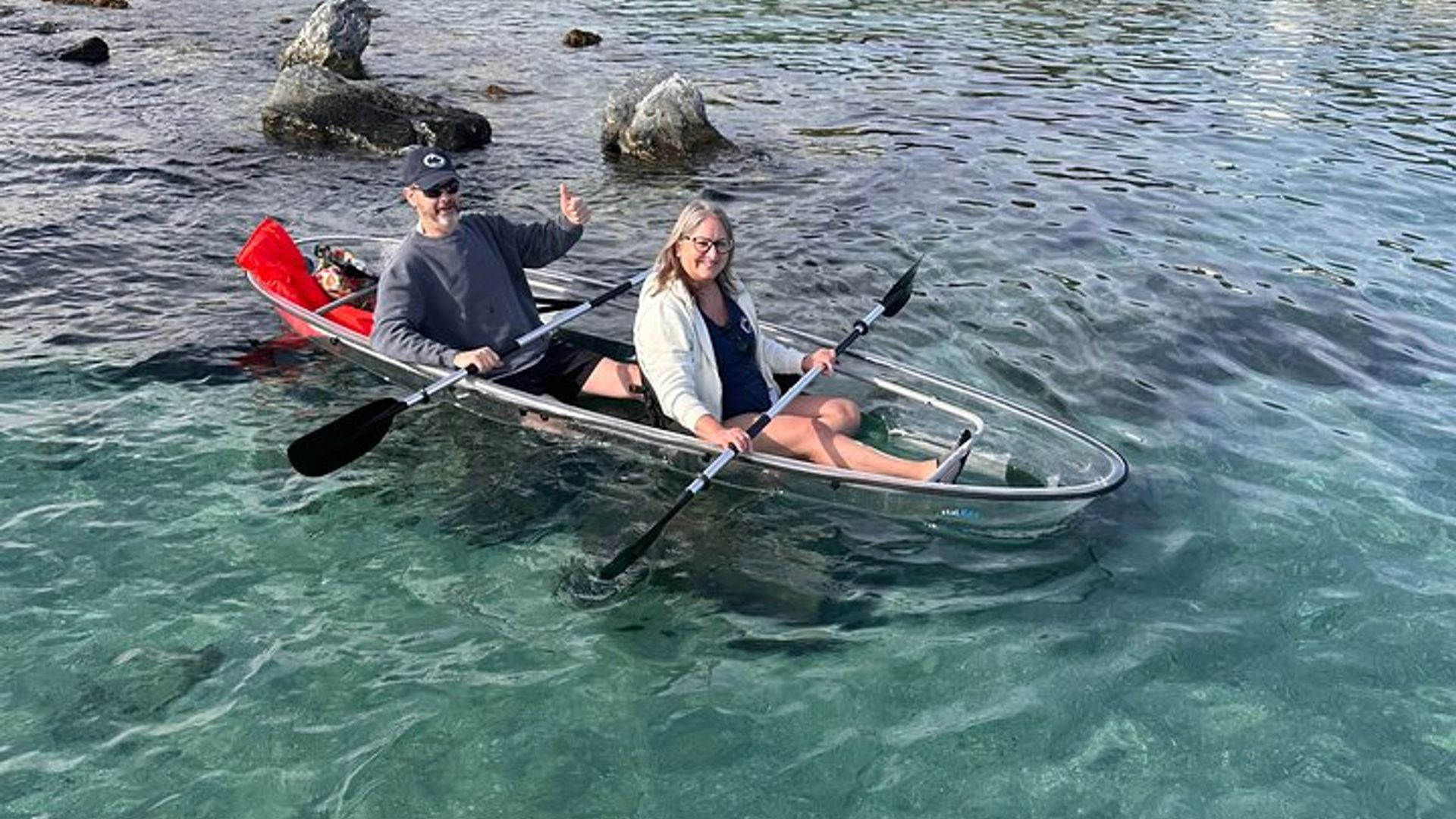 Riviera Beach to Peanut Island Clear Kayak Tour