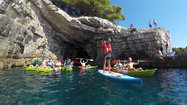 Pula Half-Day Kayak, Cliff, and Cave Tour
