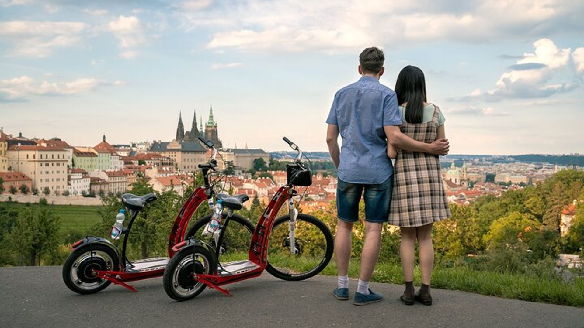 Prague 3-Hour E-scooter Small-Group Highlights Tour