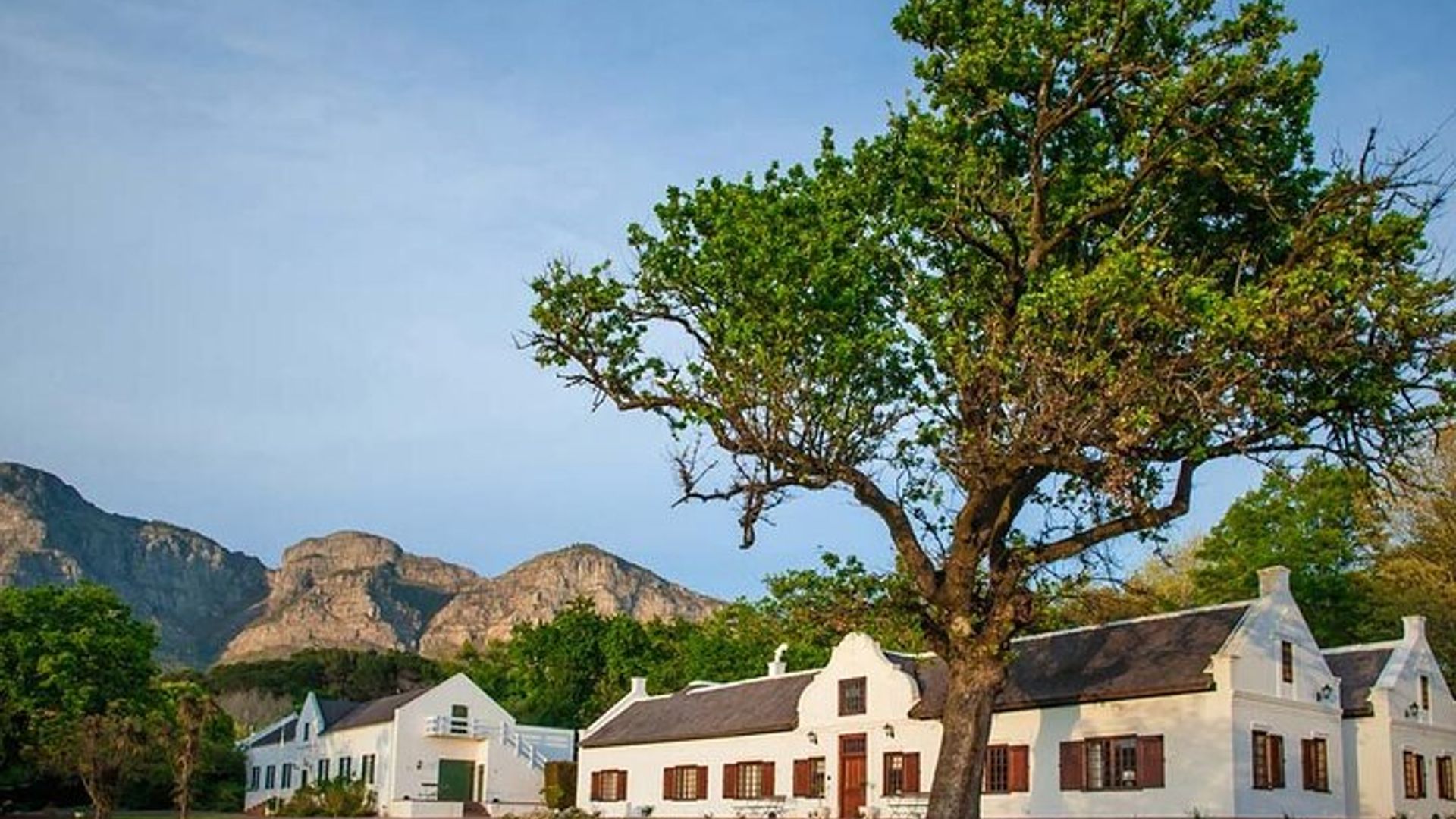 Hop-on-Hop-off-Tour durch Franschhoek mit der Weinstraßenbahn