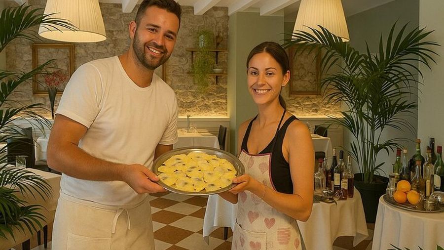 Verona in Arena : Pasta and Tiramisu Cooking Course with Wine