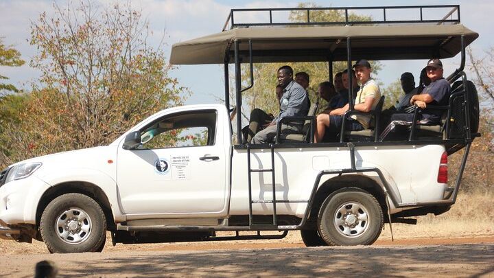 Game Drive and White Rhino Walking Safari in Livingstone