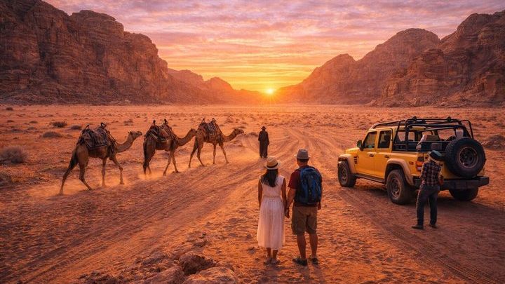 Madaba, Mt. Nebo, and Petra Private Transport with Wi-Fi