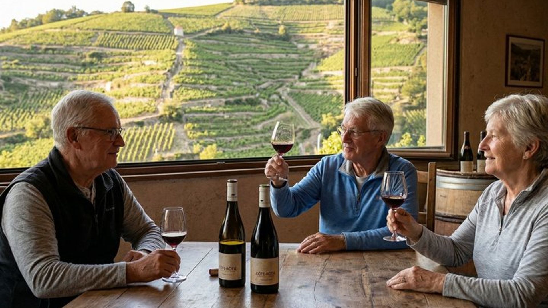 Visite privée à pied Rhône du Nord Patrimoine viticole Lyon