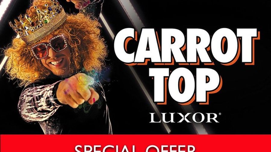 Las Vegas Carrot Top Comedy Show at the Luxor Hotel and Casino