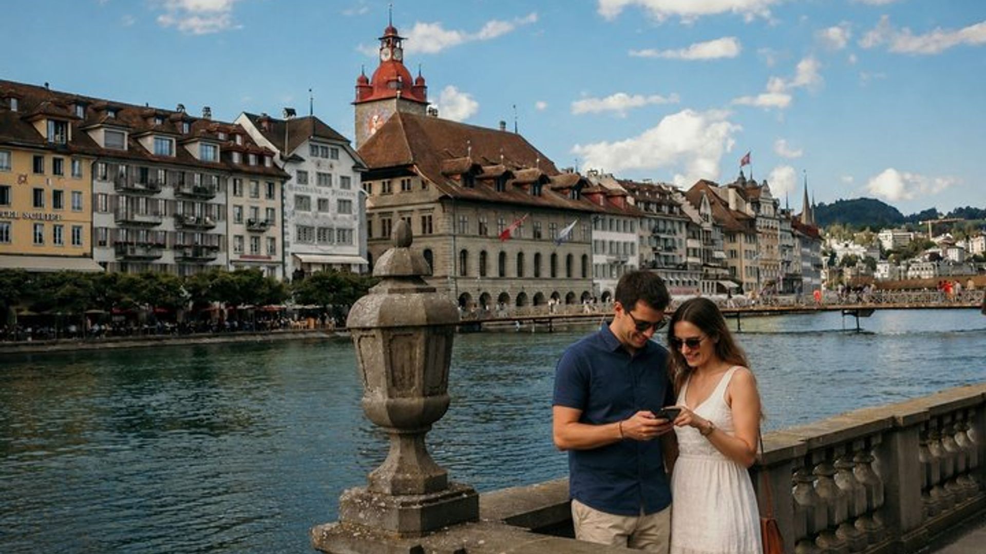 Lucerna búsqueda del tesoro & tour a pie autoguiado