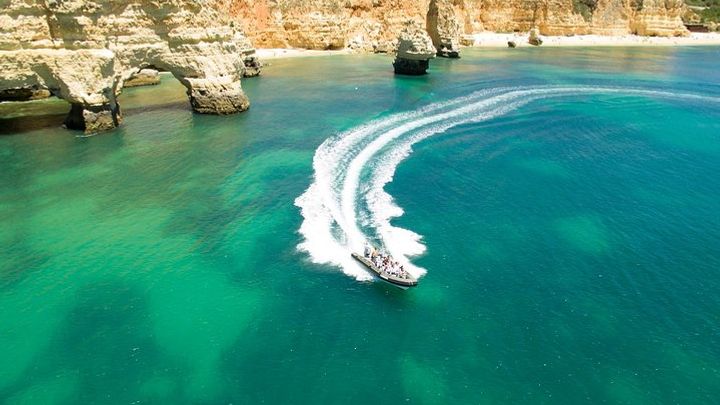 Benagil Cave and Marinha Beach Boat Tour from Portimao