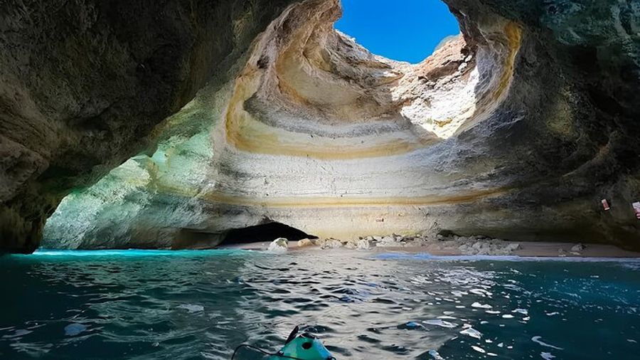 Benagil Kayak Tour: Famous & Hidden Caves – Small Groups
