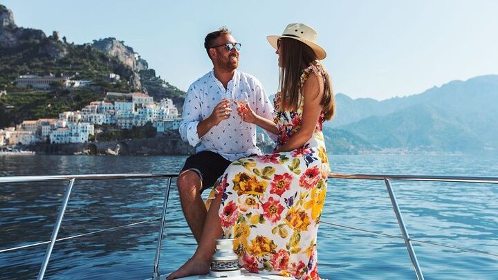 Amalfi Coast Private Boat Tour with A Guide for The Entire Day