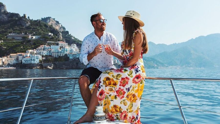 Amalfi Coast Private Boat Tour with A Guide for The Entire Day