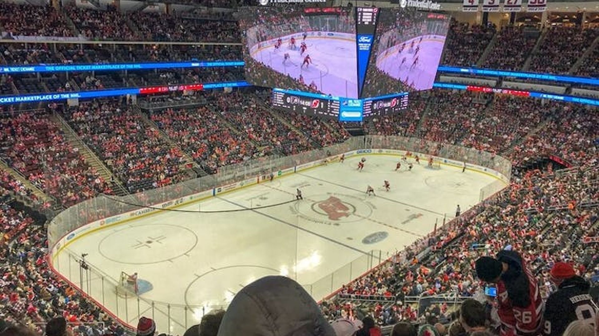 New Jersey Devils Ice Hockey Game at Prudential Center